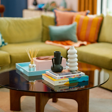 Vibrant Mid Century Modern Home