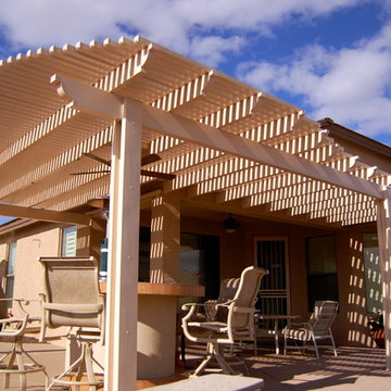 Phoenix Backyard Lattice Patio Cover