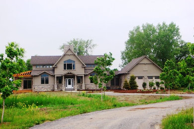 Example of a beach style exterior home design in Toronto
