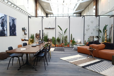 Danish living room photo in Amsterdam