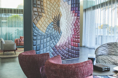 Example of a living room design in Miami