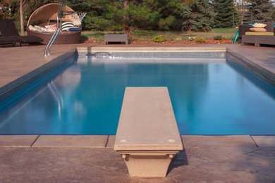 Example of a pool design in Edmonton