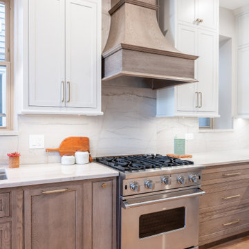Cabinet Detail and Finish Selection in Custom Kitchen