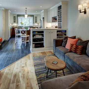 Montclair Kitchen + Family Room + Powder Room