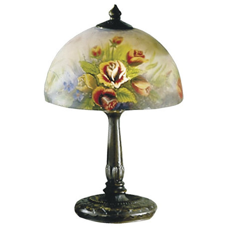 Dale Tiffany Rose Dome Table Lamp