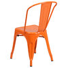 Orange Metal Chair CH-31230-OR-GG