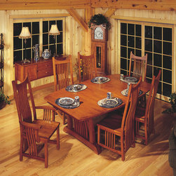 Mission-style Cherry Dining Room Furniture - Dining Sets
