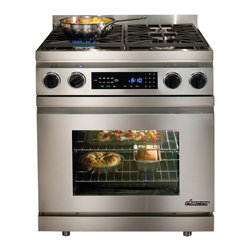 Dacor Distinctive 30" Dual Fuel Range, Stainless Steel | DR30DHLPH - Gas Ranges And Electric Ranges