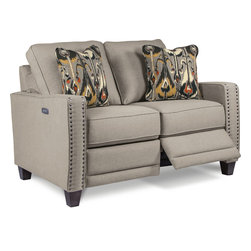Makenna Duo Reclining Sofa by La-Z-Boy shown in Dove - Products