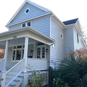 Artisan Siding, Glencoe, IL Colonial Home Exterior Remodel