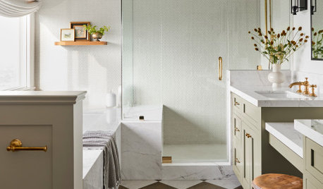 Bathroom of the Week: Old-World Style in Green, Marble and Brass