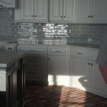 Kitchen Brick Floor