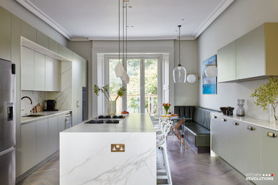 Inspiration for a contemporary kitchen in Other.