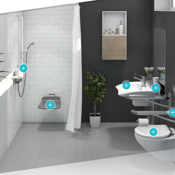 Pressalit Adjustable Bathroom for Private Homes