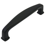 Cosmas - Cosmas 4392FB Flat Black 3-3/4&rdquo; CTC Cabinet Pull - 3-3/4" (96mm) Hole Centers