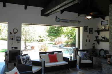 Example of a classic pool design in Orange County