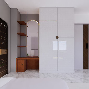 interior decor of luxurious apartment infused with Goan and Dutch elements