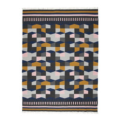 T&Aring;RB&Auml;K Tapis tiss&eacute; &agrave; plat, multicolore fait main, multicolore - Area Rugs
