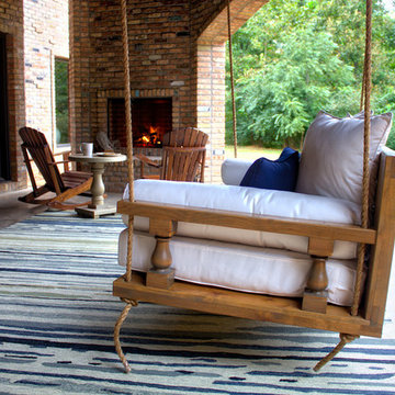 Outdoor Custom Twin or Crib Mattress Bed Porch Swing Daybeds
