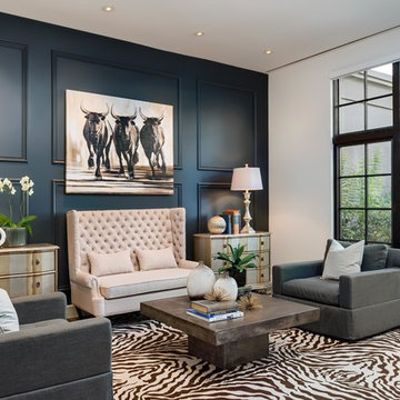 Contemporary Sitting Room, Foyer and buffet