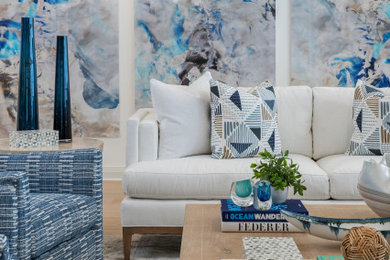 Inspiration for a large contemporary home design remodel