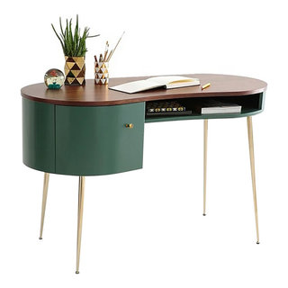 Rex mid century rubberwood writing desk best sale