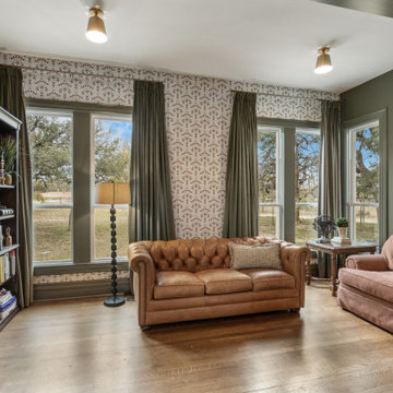 Cozy Family Room Remodel with Rustic Charm and Modern Comfort