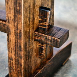 Live Edge Trestle Table - Dining Tables