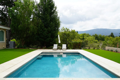 Inspiration for a rectangular pool remodel in San Francisco