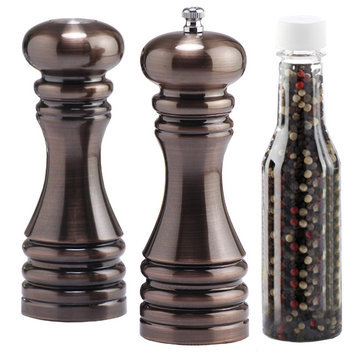 Chef Specialties Gift Sets Burnished Pepper Mill and Salt Shaker