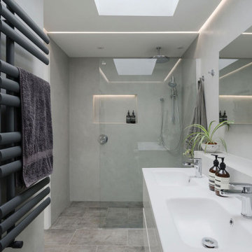 Ensuite Bathroom in Extension to 1960s Detached Home