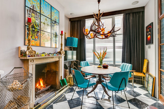Eclectic Dining Room by Marsh & Parsons