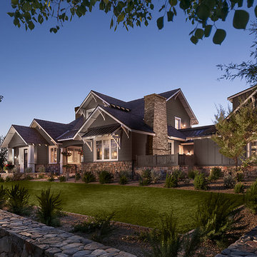 Exterior Craftsman Custom Home