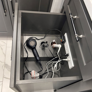 Bathroom Vanity In-Drawer Outlets