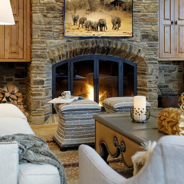 Safari Chic Family Room