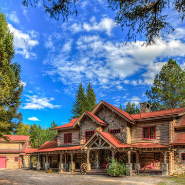 Arlee Montana Concrete Log Cabin
