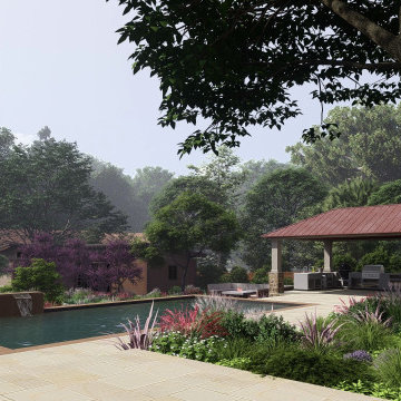 Photo realistic image of Preliminary Landscape Design