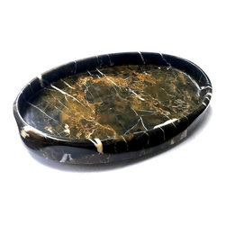 Oval Marble Bowl - Vases