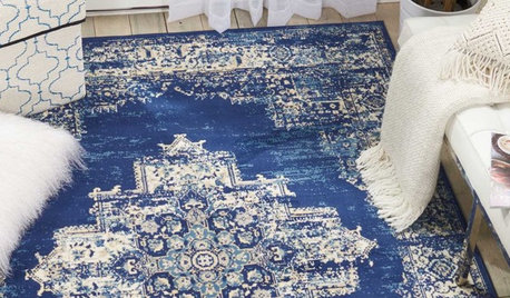 Blue and Gray Area Rugs