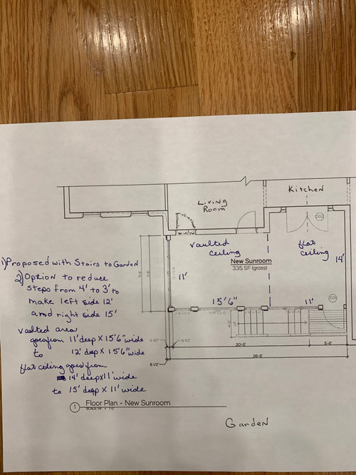 Need help with furniture layout to determine final room size