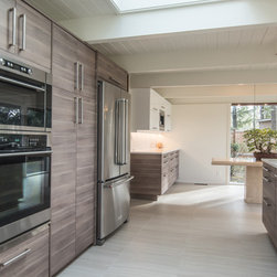 Walnut Flat Panel Doors - Kitchen Cabinetry