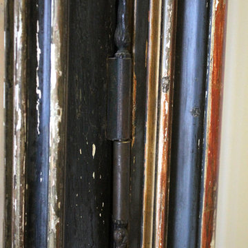 19th Century Louis XV Style French Polychromed Armoire