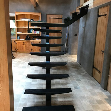 Mono Beam stair metal work view