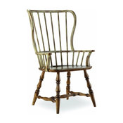 Hooker Furniture Sanctuary Drift and Dune Spindle Chairs, Set of 2, Arm