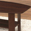 Table Set 3pcs Set Coffee End Side Accent Living Room Laminate Brown