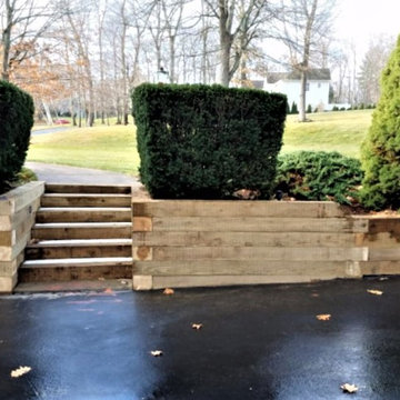 Deck and Retaining Wall Charlton MA