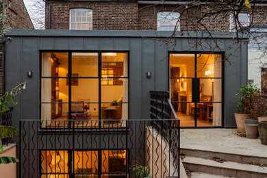 Inspiration for a victorian basement in London.