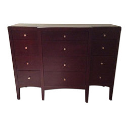 Ethan Allen Dark Wood Dresser - Dressers