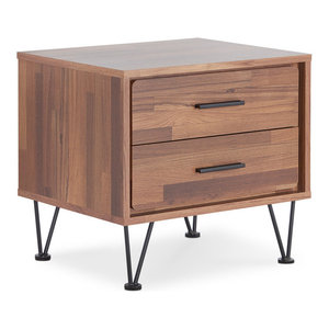 Prepac Black Sonoma 2 Drawer Nightstand Transitional Nightstands And Bedside Tables By Beyond Stores