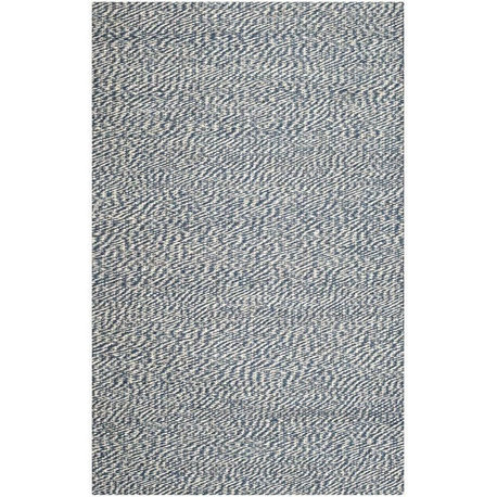 Safavieh Natural Fiber Nf448C Solid Color Rug, Blue/Ivory, 5'0"x8'0"